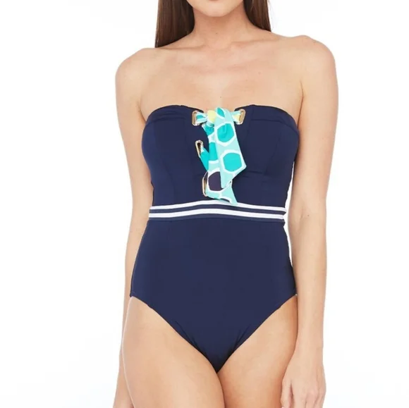 Trina Turk Women's Mid-Length One-Piece Swimsuit - Picture 2 of 11